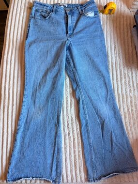 Abercrombie & Fitch Straight Leg Light Blue Jeans